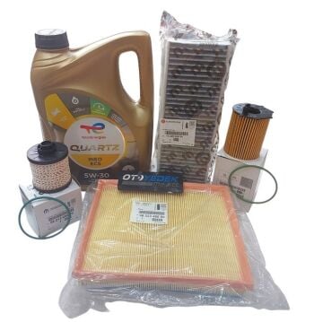 Citroen C3 Aircross (2019-2022) 1.5 Dizel Filtre Bakım Seti Ve 5w30 Motor Yağ (Orijinal)