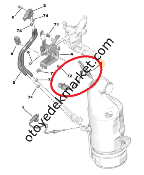 Peugeot 207 (2009-2012) 1.6 Hdi 92 Hp Üst Oksijen Sondası (Delphi)