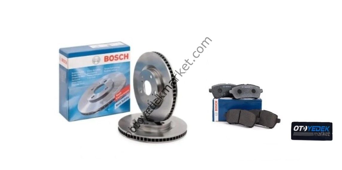 Ford Courier (2014-2022) Ön Fren Disk Ayna Takım 278 Mm Ön Fren Balata (Bosch)