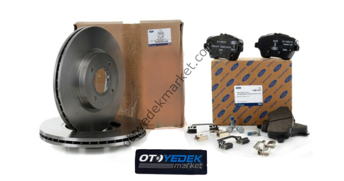 Ford Courier (2014-2022) Ön Fren Disk Ayna Takım 278 Mm Ön Fren Balata (Otosan)