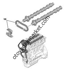 Ford Focus (2003-2011) 1.6 Tdci Eksantrik Zincir Gergi Takımı (Orijinal)
