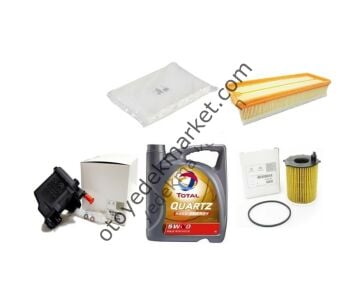 Citroen C4 Grand Picasso (2002-2010) 1.6 Hdi Filtre Seti Ve 5W30 Motor Yağı (Orijinal)