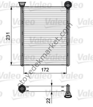 Citroen C4-Ds4 (2011-2018) Kalorifer Radyatörü (Orijinal)