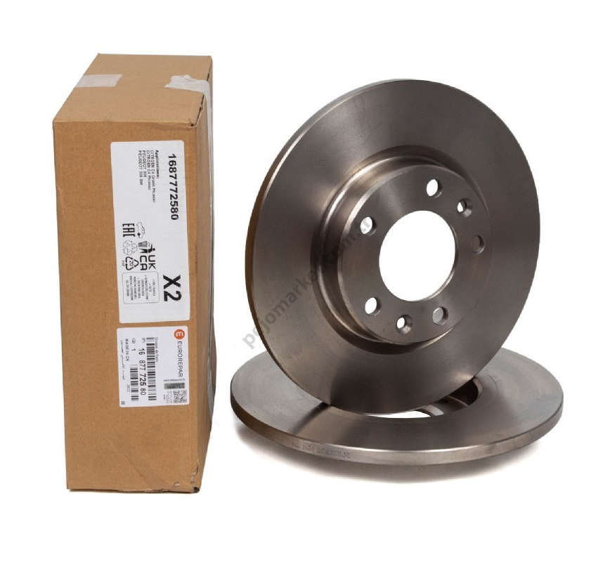 Citroen C4 Picasso (2014-2018) Arka Fren Disk Takımı (Orijinal Eurorepar)