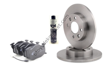 Peugeot 106 (1991-2002) 1.4-1.6 Benzinli Ön Fren Disk + Balata Seti (AYD-BOSCH)