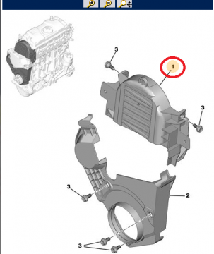 PEUGEOT 206 1,4 BENZİNLİ TRİGER ÜST KAPAĞI (ORİJİNAL)