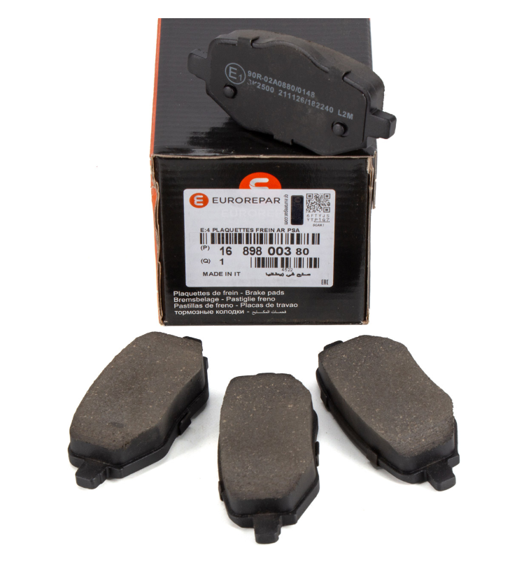 Citroen C4 (2021-2023) Arka Fren Balata Takımı (Orijinal Eurorepar)