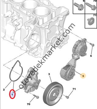PEUGEOT 207 (2006-2012) 1,6 BENZİNLİ DEVİRDAİM (EUROREPAR ORİJİNAL)
