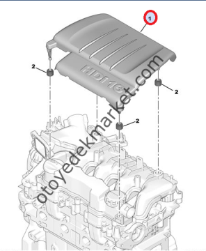 Peugeot 407 (2004-2011) 1,6 Hdi Motor Üst Kapağı (Orijinal)