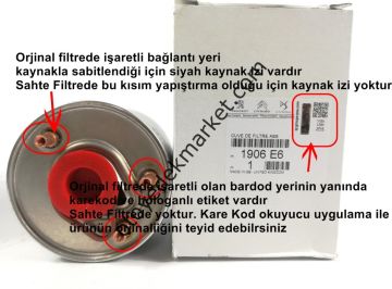 PEUGEOT 207 1,4 HDİ (2012) EURO 5 MOTOR MAZOT FİLTRESİ (ORİJİNAL)