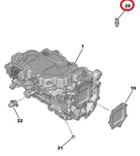 Peugeot 5008 (2024-2026) Elektrikli Motor Sıcaklık Sensörü (Orijinal)