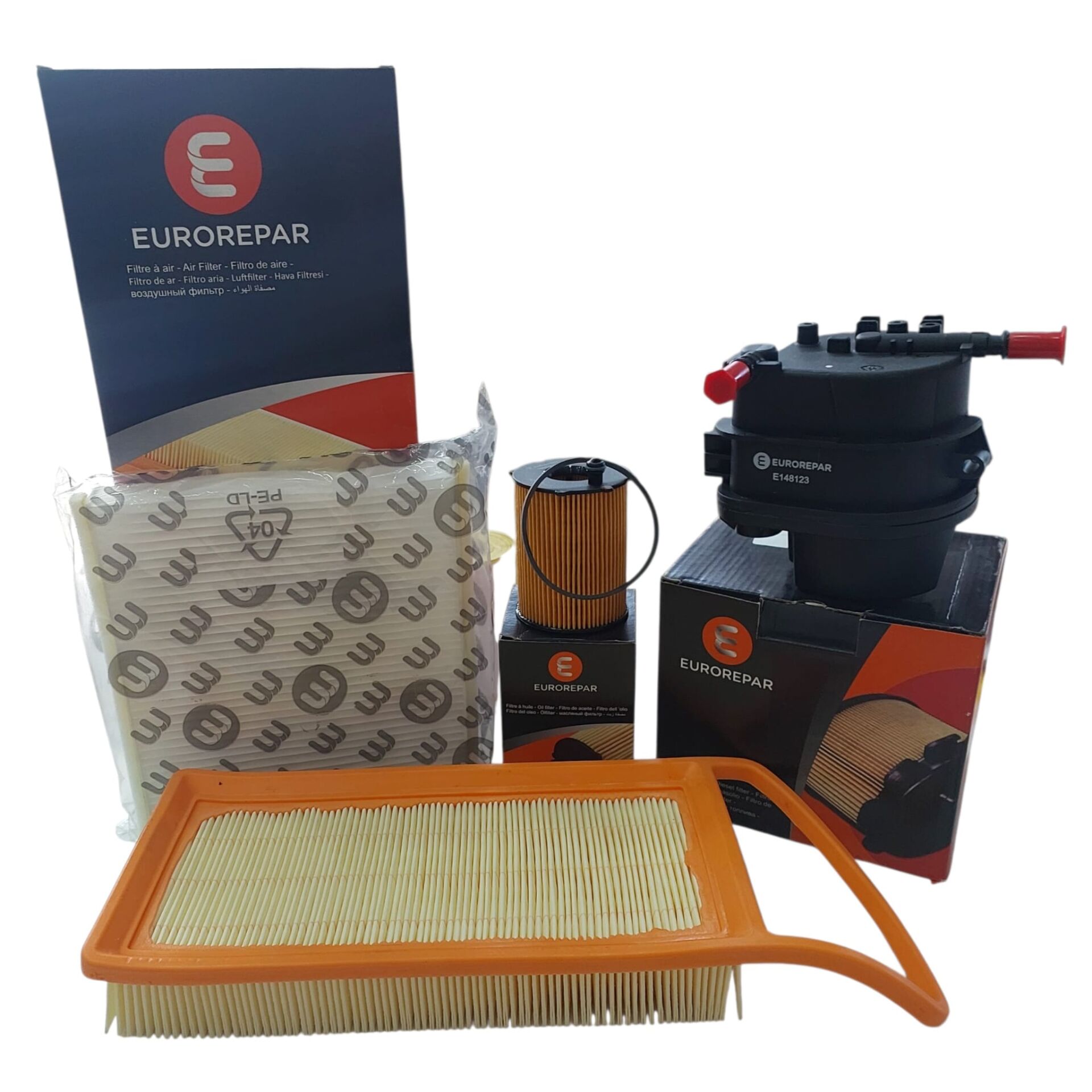 Peugeot Bipper (2008-2013) 1,4 Hdi Filtre Bakım Seti (Eurorepar)