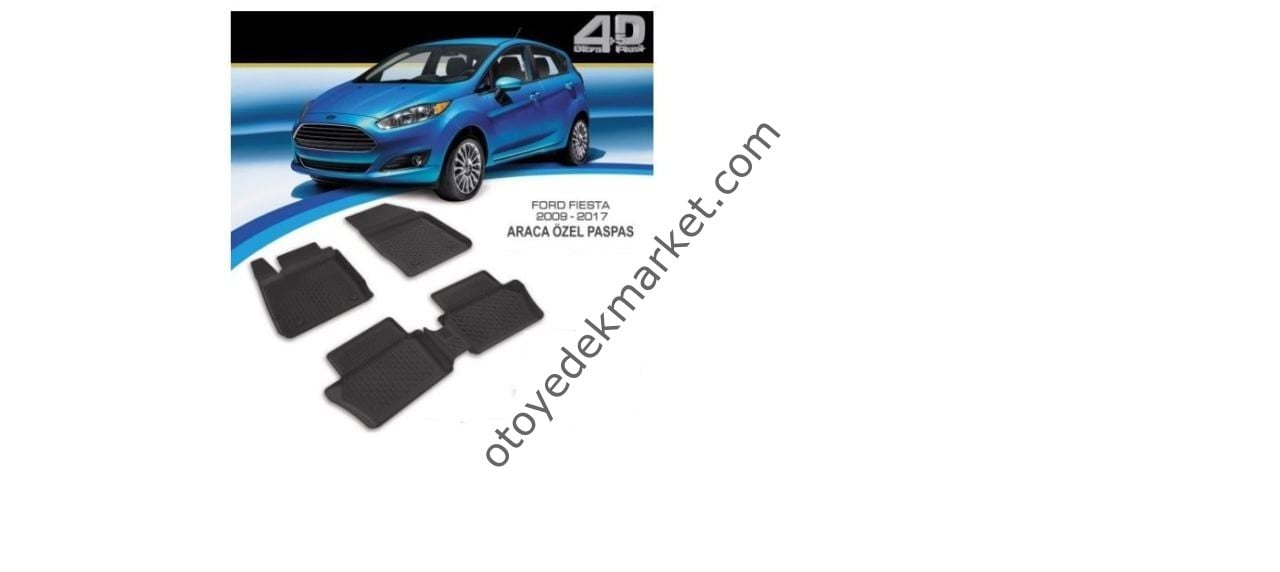 4D PASPAS HAVUZLU FORD FIESTA (2009-2017) 5 PRÇ SiYAH KUTULU ORJiNAL KESiM
