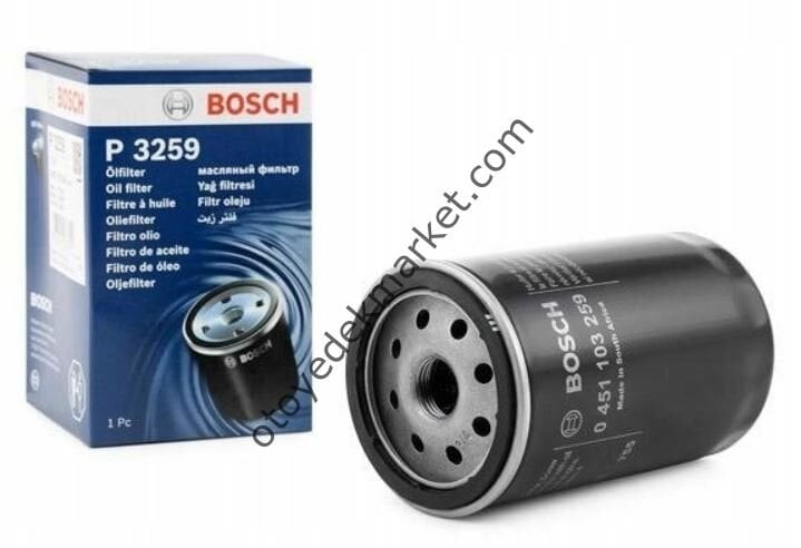 Ford Focus (2004-2005) 1.6 Benzinli Yağ Filtresi (Bosch)