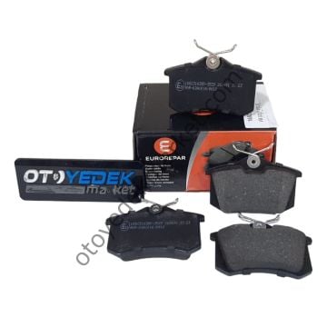 Citroen Berlingo (2008-2019) Arka Fren Balatası (Orijinal Eurorepar)