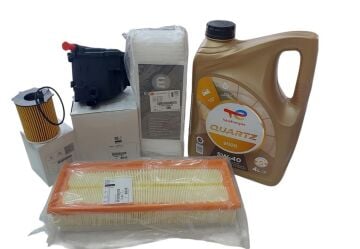 PEUGEOT 308 (2007-2010) 1,6 HDI FİLTRE BAKIM SETİ +5W40 (ORJİNAL)