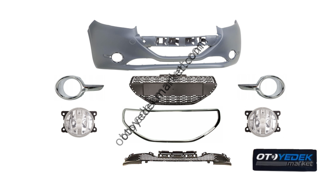 Peugeot 208 (2012-2016) Dolu Ön Tampon (İthal)