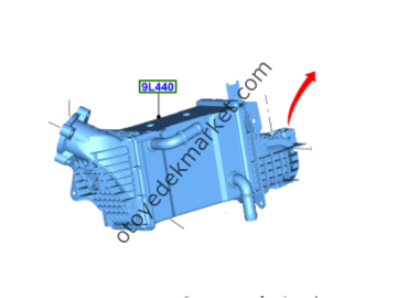 Ford Focus (2019-2021) Turbo İntercooler Radyatör Otomatik Vites (Otosan)