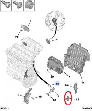 PEUGEOT 207 1,4 BENZİNLİ EKSANTRİK POZİSYON ALGIALYICISI