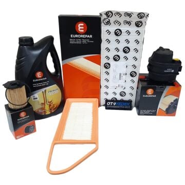 Peugeot 207 (2006-2012) 1.4 Hdi Filtre Bakım Seti Ve 5w30 Motor Yağ (Orijinal Eurorepar)