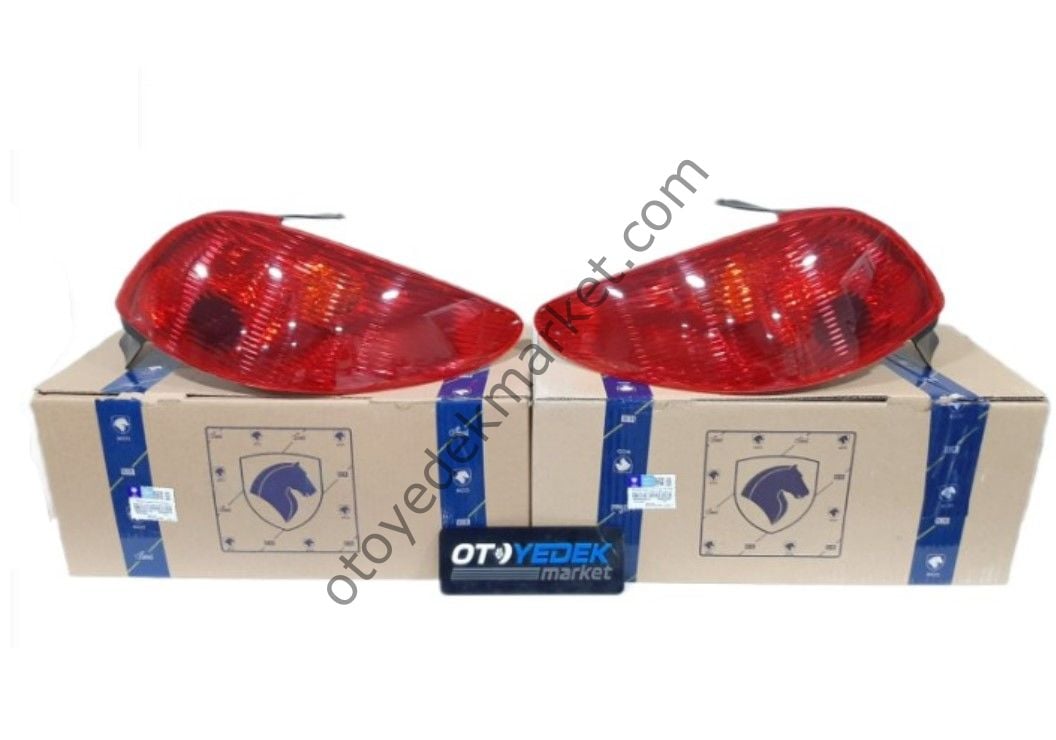 Peugeot 206 (1999-2009) Arka Stop Sağ-Sol Takımı (Duylu) (İran Orijinal)