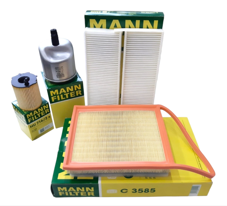 Citroen Berlingo (2012-2016) 1.6 Hdi Euro5 Filtre Bakım Seti  (Mann)