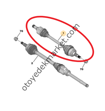 Opel Astra (2022-2024) Sol Aks (Orijinal)