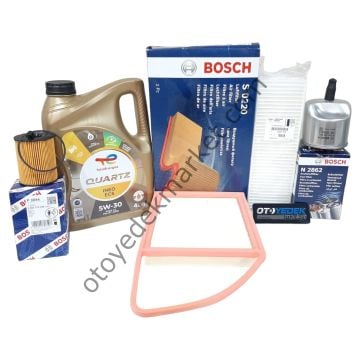 Peugeot Partner Tepee (2012-2017) 1.6 Hdi Euro5 Filtre Seti (Bosch) +5w30 Motor Yağı