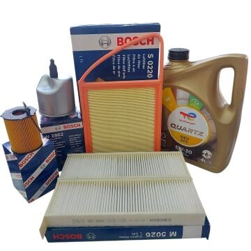 Peugeot 3008 (2011-2015) 1,6 Hdi Euro5 Filtre Seti (Bosch) Ve 5w30 Motor Yağ
