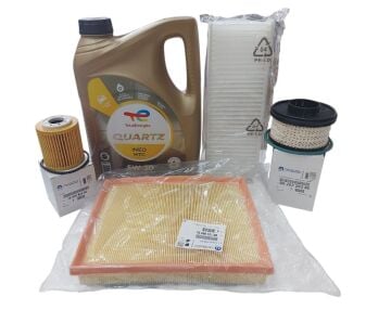 Peugeot Rifter (2019-2024) 1.5 BlueHdi Filtre Bakım Seti + Total Htc 5w30 (Orijinal)