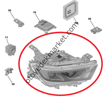 Opel Astra (2022-2023) Sağ Ön Far (Orijinal)