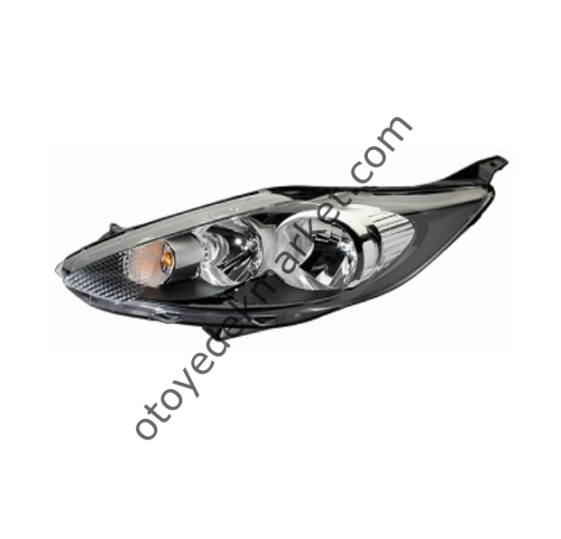Ford Fiesta (2009-2012) Sol Far Ayarlı Siyah Zemin (İthal)