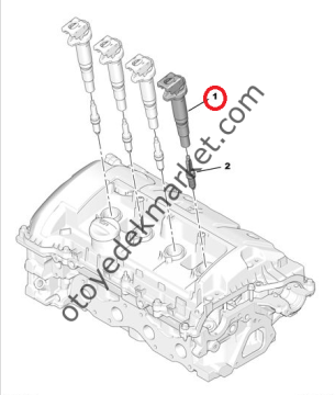 PEUGEOT 207 (2006-2012) 1,6 VTI 120hp BENZİNLİ BOBİN (ORJİNAL)