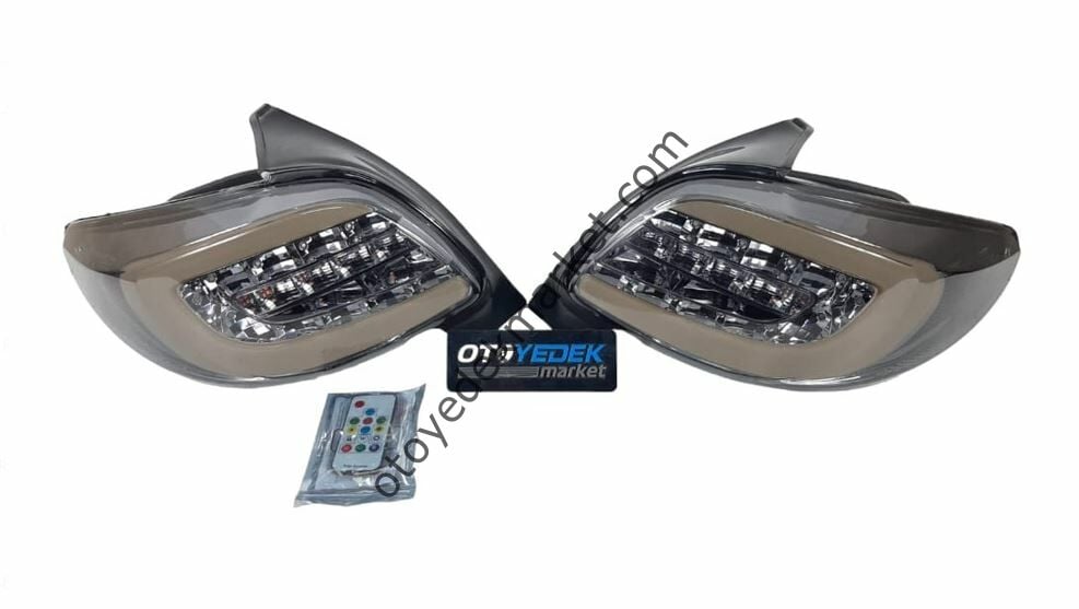 Peugeot 206 (1999-2012) Multi İran Modeli Füme Mercedes Led Stop Takımı