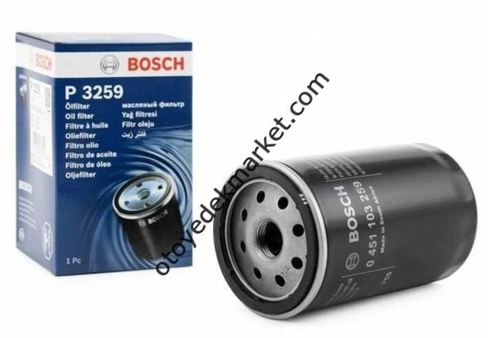 Ford Focus (2004-2007) 1.6 Benzinli Yağ Filtresi (Bosch)