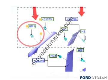 Ford Focus (2014-2018) Ön Cam Klipsi (Otosan)