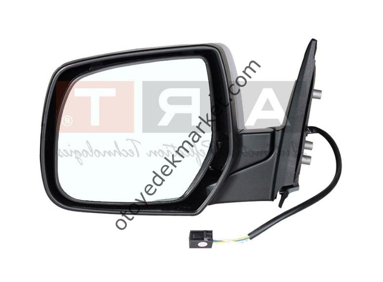 Ford Ranger (2006-2009) Elektrikli Dikiz Aynası Sol Krom Kapaklı (Spj)
