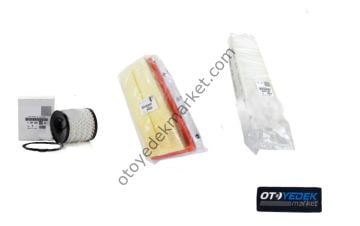 Citroen C5 Aircross (2019-2024) 1.6 PureTech Benzinli Yağsız Filtre Bakım Seti (Orijinal)