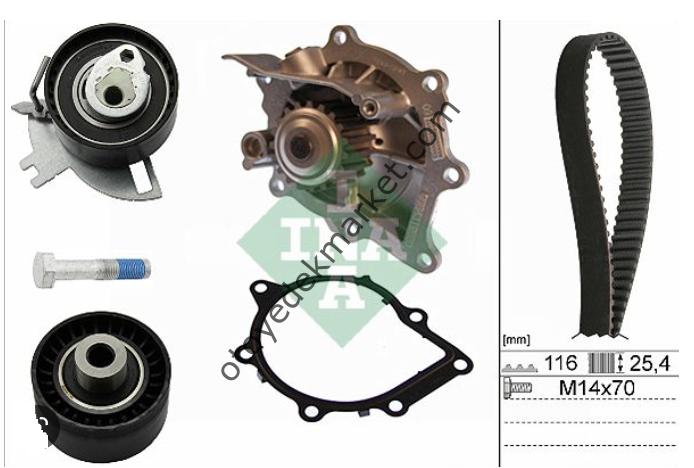 Ford S-Max (2007-2014) Triger Seti (+) Devirdaim (İna)