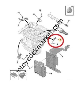 CİTROEN C-ELYSEE  HARARET MÜŞÜRÜ 1.5HDI