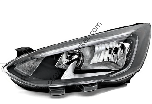 Ford Focus (2019-2023) Far Komple Sol Siyah Zemin (İthal)