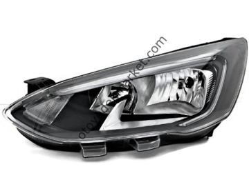 Ford Focus (2019-2023) Far Komple Sol Siyah Zemin (İthal)