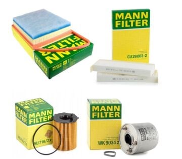 Peugeot 3008 (2011-2015) 1.6 Hdi Euro5 Filtre Bakım Seti (Mann)