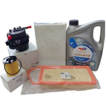 Peugeot 307 (2001-2008) 1.4 Hdi Filtre Seti (Orijinal)+10w40 Motor Yağı