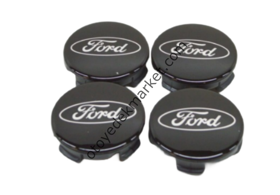 Ford Focus (2008-2018) Jant Göbeği Siyah 4'lü Takım (Fomoco)