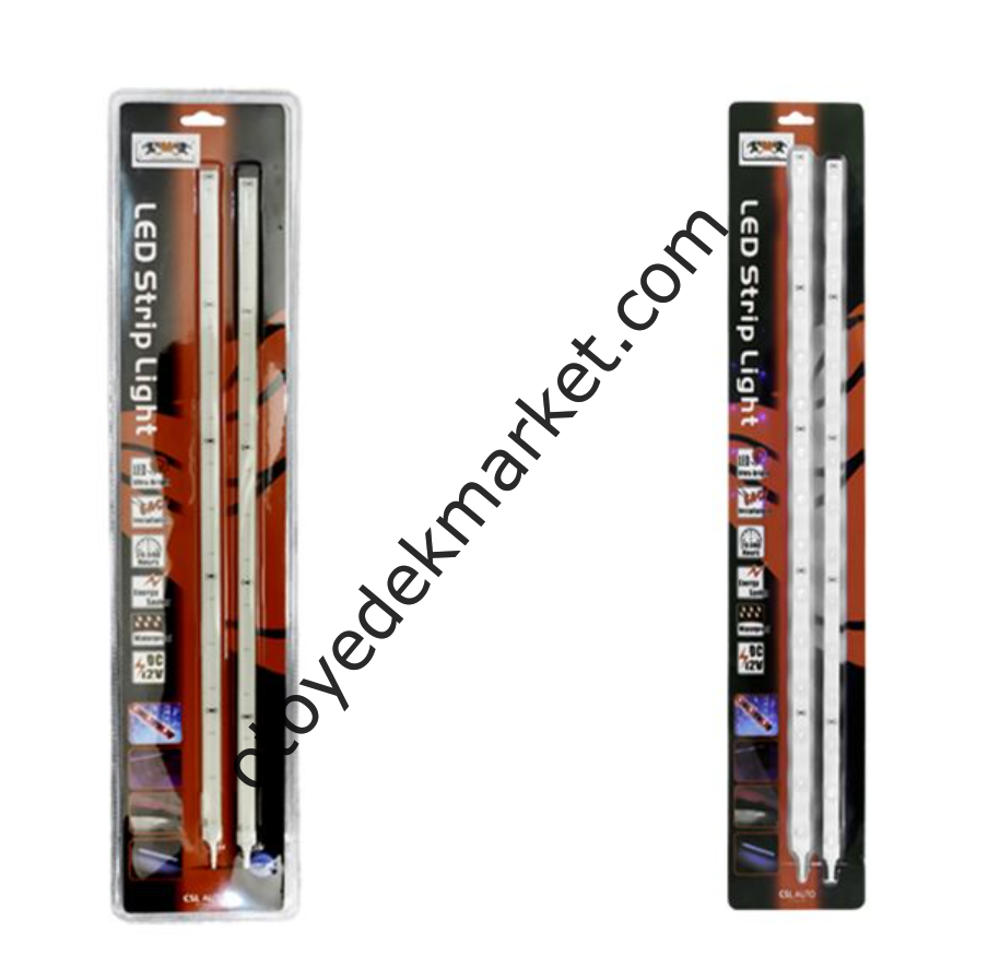 NEON IŞIK BANT 60CM 12V BEYAZ TRİM