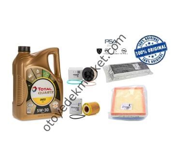 Opel Astra (2020-2021) 1.5 Dizel Filtre Bakım Seti ve Total 5w30 (Orijinal)