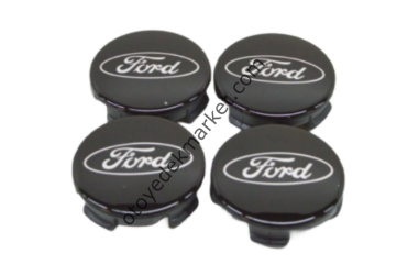 Ford Fiesta (2014-2017) Jant Göbeği Siyah 4'lü Takım (Fomoco)