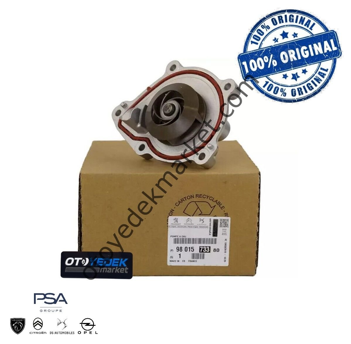 Peugeot 308 (2008-2013) 1.6 16V Vti Benzinli Devirdaim Su Pompası (Orijinal)