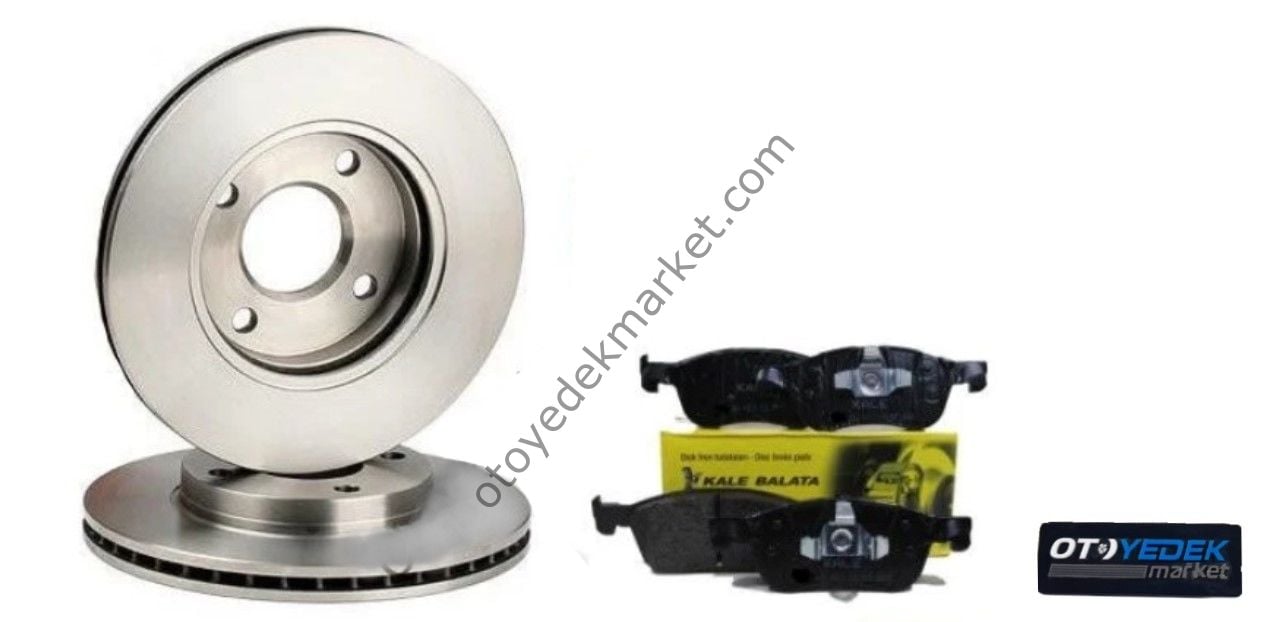 Ford Fiesta (2002-2007) Ön Fren Disk +Ön Fren Balatası (Kale)